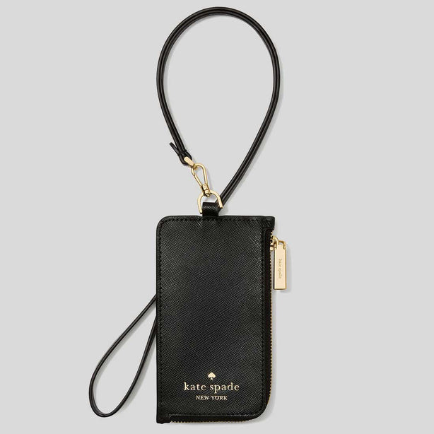 KATE SPADE Card Case Lanyard Black RS-KN779