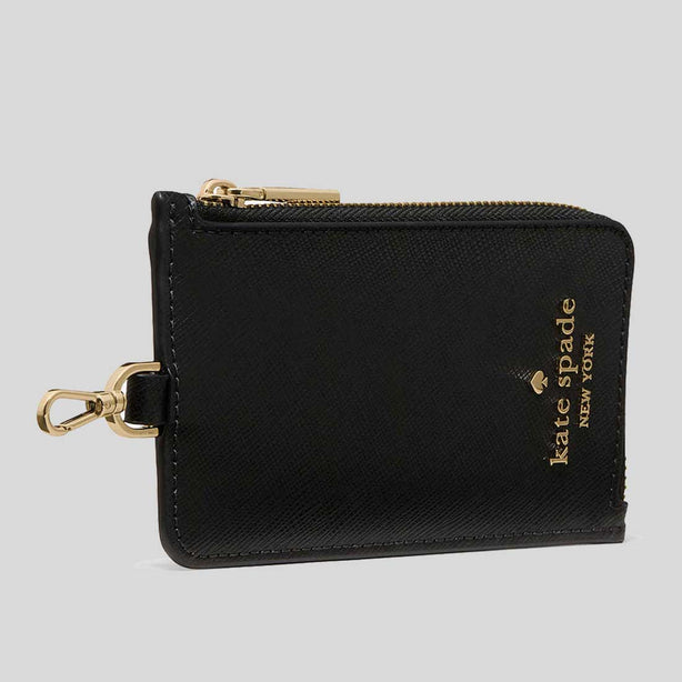 KATE SPADE Card Case Lanyard Black RS-KN779