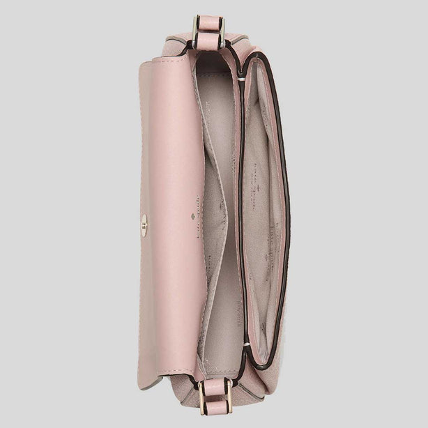 KATE SPADE Sutton Mini Flap Crossbody Bag Tutu Pink RS-KO122