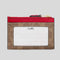 COACH Mini Skinny ID Case In Signature Canvas Tan/Carnation RS-CW870