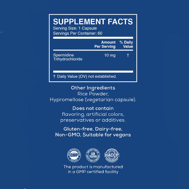 Xandro Spermidine 10 mg