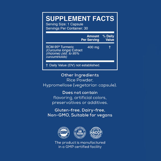 Xandro BCM-95® Turmeric Curcumin 400 mg