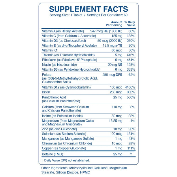 Xandro ESSENTIAL+ Methylated Daily Multivitamin