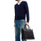 Coach Caleb Work Bag In Signature Leather - Black CCF70