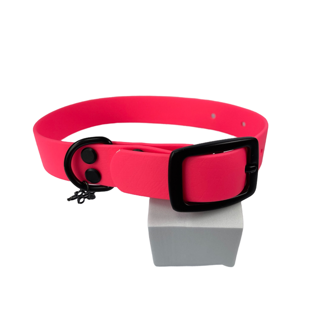 LEASh Pet Collar Biothane - Ultra Pink