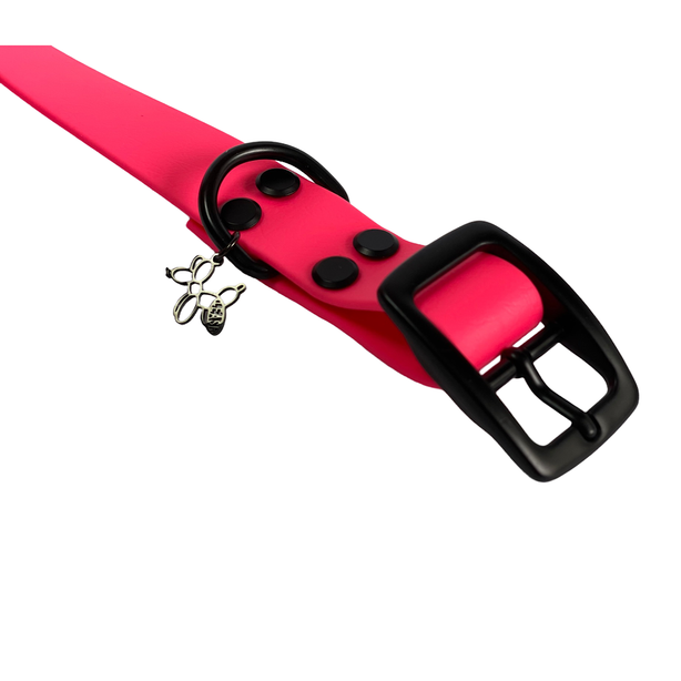 LEASh Pet Collar Biothane - Ultra Pink
