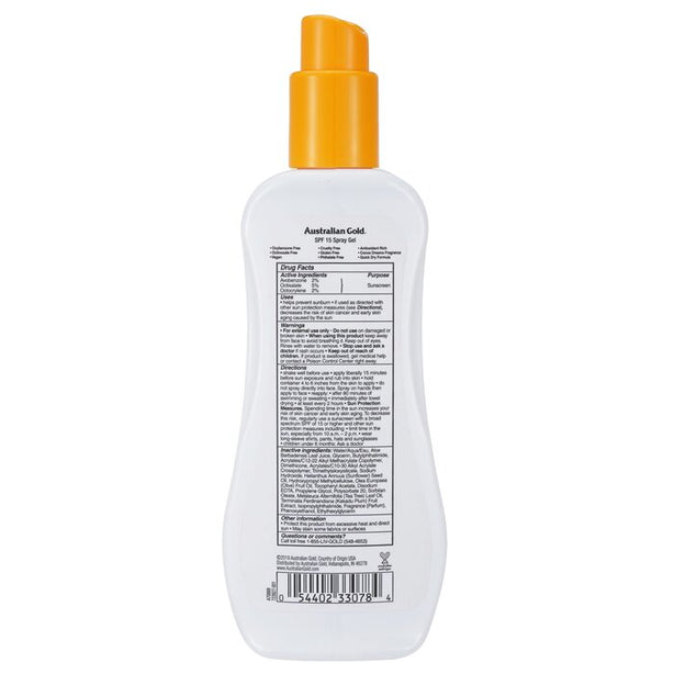 Spray Gel Sunscreen Spf 15 (ultimate Hydration) - 237ml/8oz