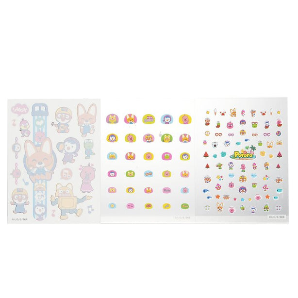Pororo Nail + Hand Tattoo