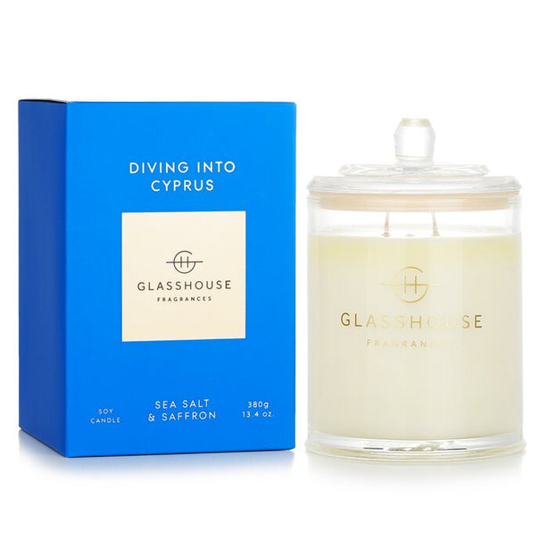 Triple Scented Soy Candle - Diving Into Cyprus (sea Salt & Saffron)