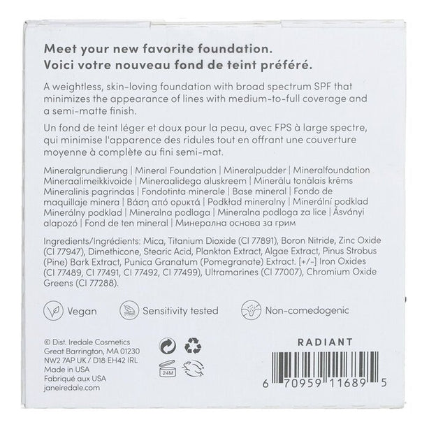 Purepressed Base Mineral Foundation Refill Spf 20