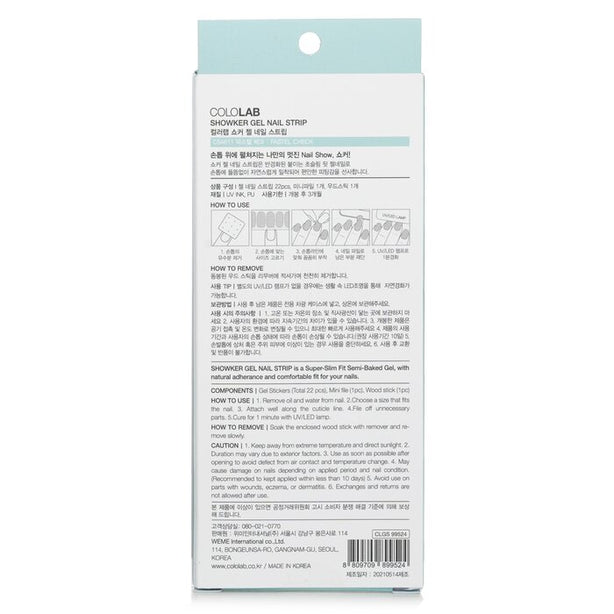 Showker Gel Nail Strip # - 1pcs