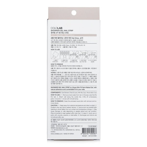 Showker Gel Nail Strip # - 1pcs
