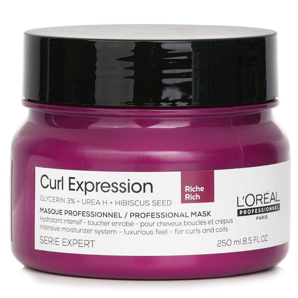 Serie Expert Curl Expression Glycerin 3% + Urea H + Hibiscus Seed Rich Professional Mask - 250ml
