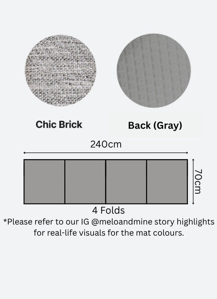 Dfang Comfort Pet Mat 7mm ( Folding Type-70cm )