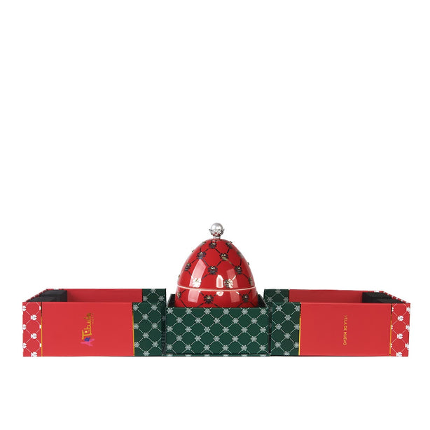 Artitude Home-Vela De Huevo-Navidad Roja Red-13cm