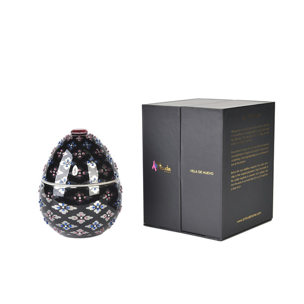Artitude Home-Vela De Huevo-Noir-13cm
