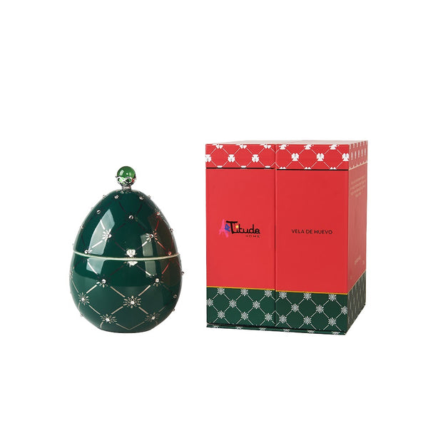 Artitude Home-Vela De Huevo-Navidad Verde Green-13cm