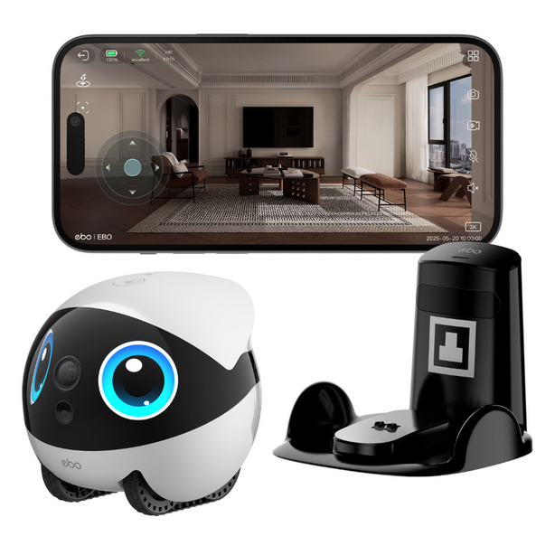 Enabot Ebo AIR 2 Plus Smart Familybot Remote Robot CCTV for Family