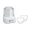 Cuisinart Ice Cream & Sorbet Maker, 1.5qt, 220-240V/50-60hz + 2 piece Aramoro Borosilicate Double Wall Glass Bowl Ø12.1xH5.5cm, 500ml
