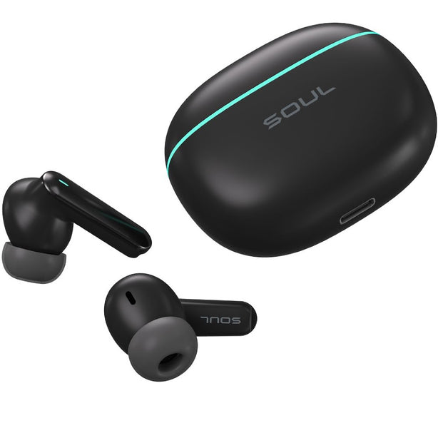 SOUL S-LIVE 50 Premium Low Latency True Wireless Earbuds - Black