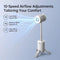 JISULIFE OUTDOOR FAN ULTRA1-LIGHT GREY