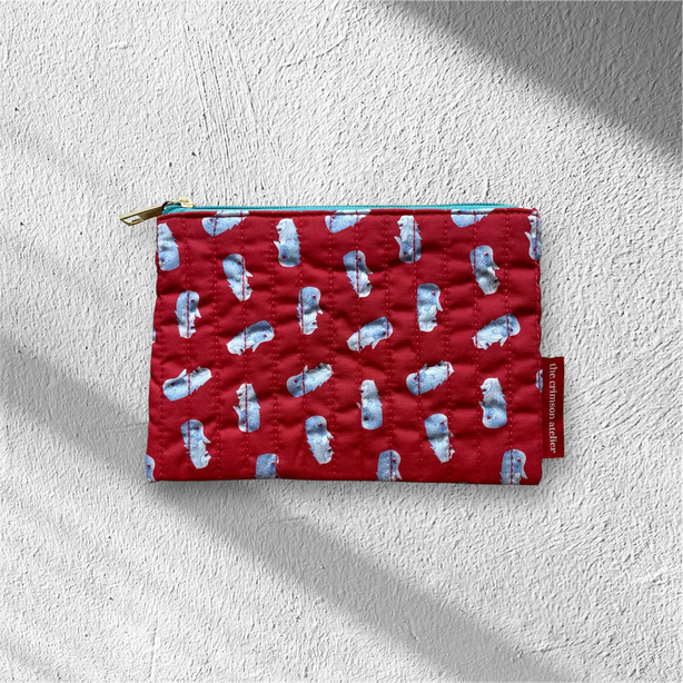Merlion Pouch (Crimson)