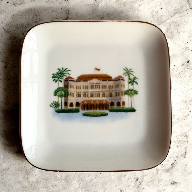 Trinket Tray | Dessert Plate - Singapore Icons