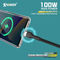 XPower Combo Watch CW1 6-in-1 Digital Display 2 to 3 100W Aluminum Alloy Charging Cable (1.2M) - Black