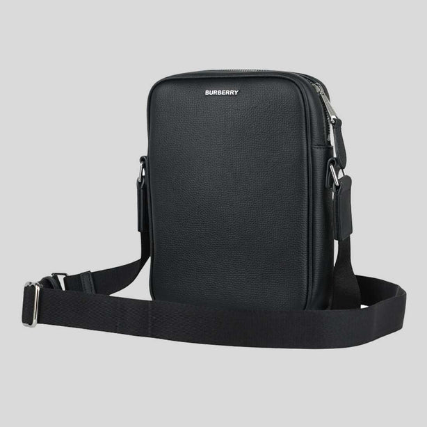 BURBERRY Men's Paddy Leather Shoulder Bag Black RS-8084068