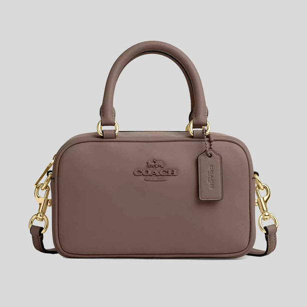 COACH Satchel Crossbody Bag Dark Stone RS-CT776