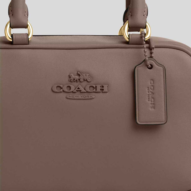 COACH Satchel Crossbody Bag Dark Stone RS-CT776