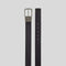 COACH Boxed Card Case And Belt Set In Signature Canvas Gunmetal/Charcoal/Black RS-CW351