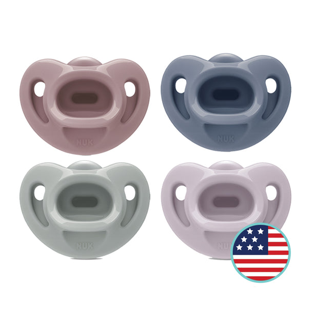 NUK Premium Choice Soft Soother | Pacifier | 100% Soft Silicone | Comfy Orthodontic Pacifier | Recommended by Pediatricians | 1pcs/ Box | Made in USA - 0-6 months