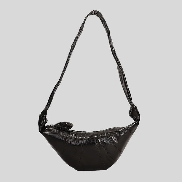 LEMAIRE Small Croissant Bag Coated Cotton Truffle RS-BG0003LF1329