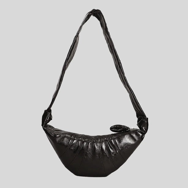 LEMAIRE Small Croissant Bag Coated Cotton Truffle RS-BG0003LF1329