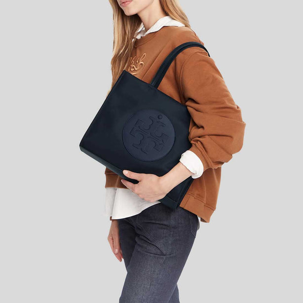 Tory Burch Small Ella Tote Bag New Navy RS-164757