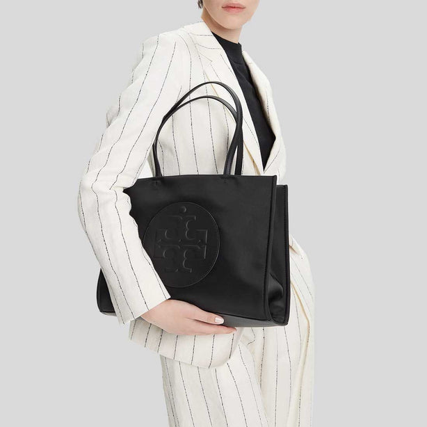 Tory Burch Small Ella Tote Bag Black RS-164757