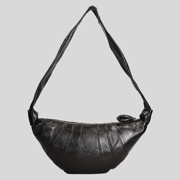 LEMAIRE Medium Croissant Bag Coated Cotton Truffle RS-BG0001LF1329