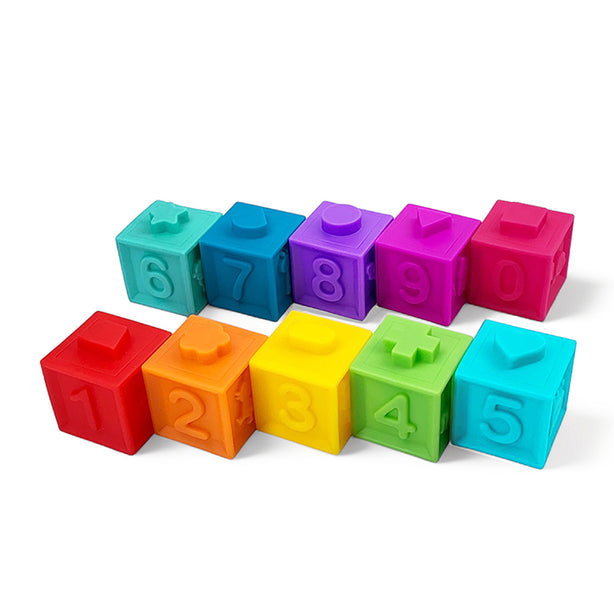 Hap-P-Kid Little Learner Soft Building Blocks | Stacking Block