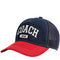 Coach 1941 Varsity Trucker Hat - Navy/ Enamel Red CCN87