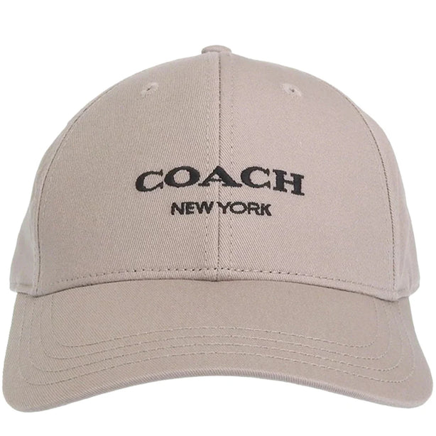 Coach Embroidered Baseball Hat - Grey Birch CAA64 (XS/S)