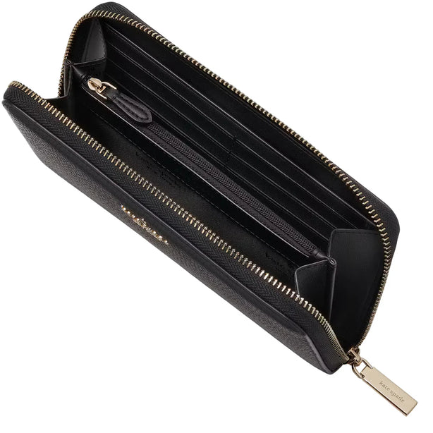 Kate Spade Lena Large Continental Wallet - Black KH786