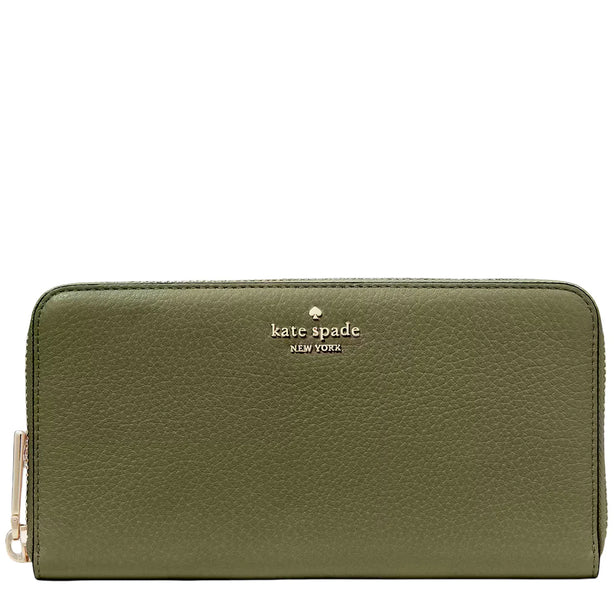 Kate Spade Lena Large Continental Wallet - Enchanted Green KH786