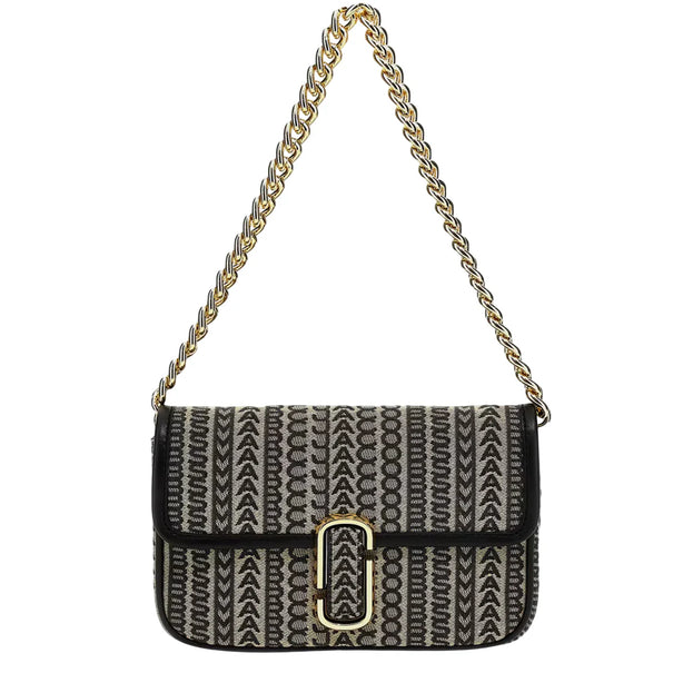 Marc Jacobs Monogram Jacquard J Marc Shoulder Bag - Beige Multi H955M06PF22