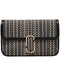 Marc Jacobs Monogram Jacquard J Marc Shoulder Bag - Beige Multi H955M06PF22