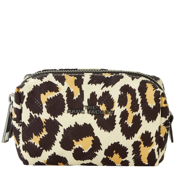Marc Jacobs The Beauty Small Pouch with Leopard Print - Natural Multi M0017158