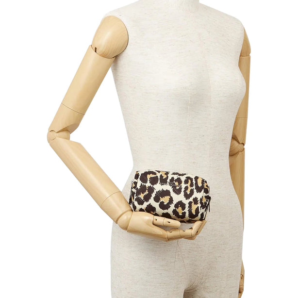 Marc Jacobs The Beauty Small Pouch with Leopard Print - Natural Multi M0017158
