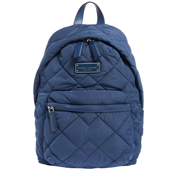 Marc Jacobs Quilted Nylon Backpack Bag - Azure Blue M0011321