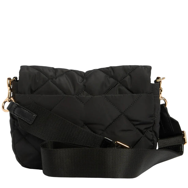 Marc Jacobs Quilted Nylon Flap Messenger Bag - Black 4F5HMS018H02