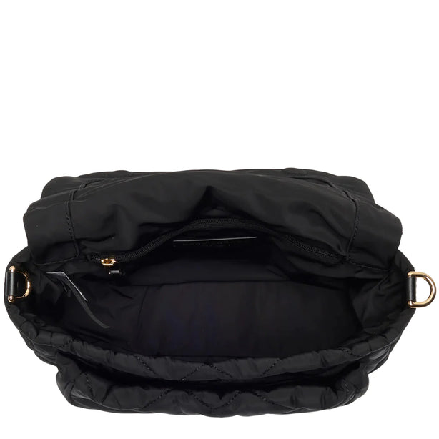 Marc Jacobs Quilted Nylon Flap Messenger Bag - Black 4F5HMS018H02